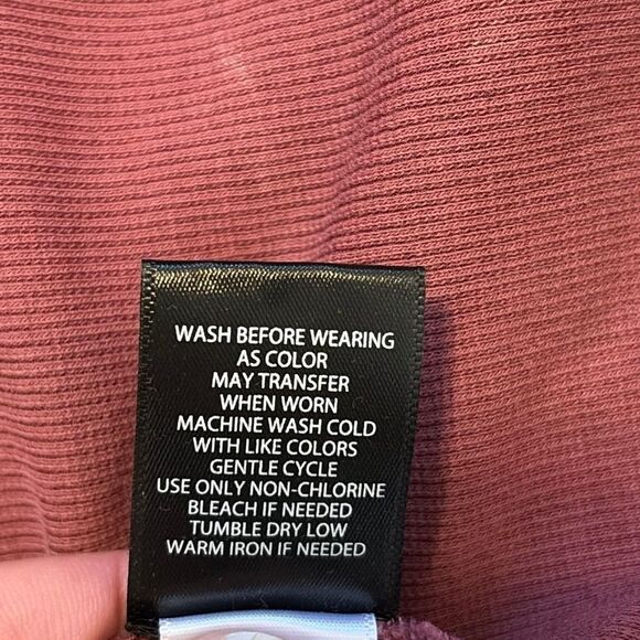 Torrid Pink Pointelle V-Neck Henley Long Sleeve Top 2X - Picture 7 of 7